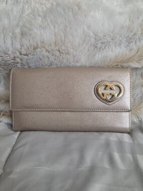Gucci Lovely Heart Bifold Long Wallet